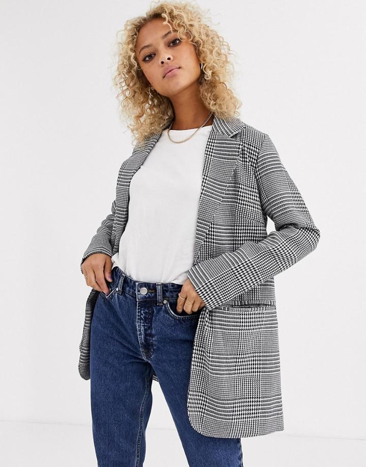 Parisian Check Tailored Blazer-multi