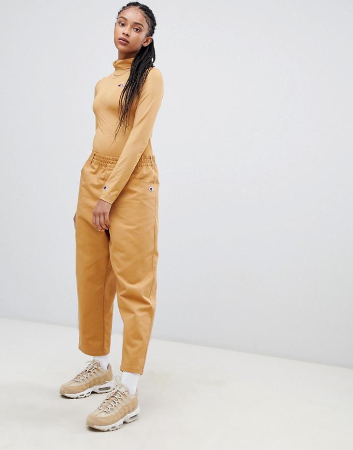 Champion Chinos With Side Logo - Beige