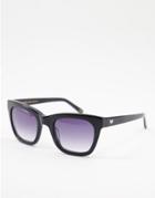 Whistles Rectangle Lens Sunglasses-black