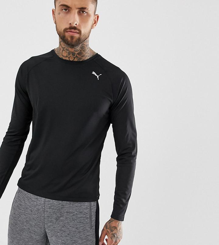Puma Core Run Long Sleeve Top - Black
