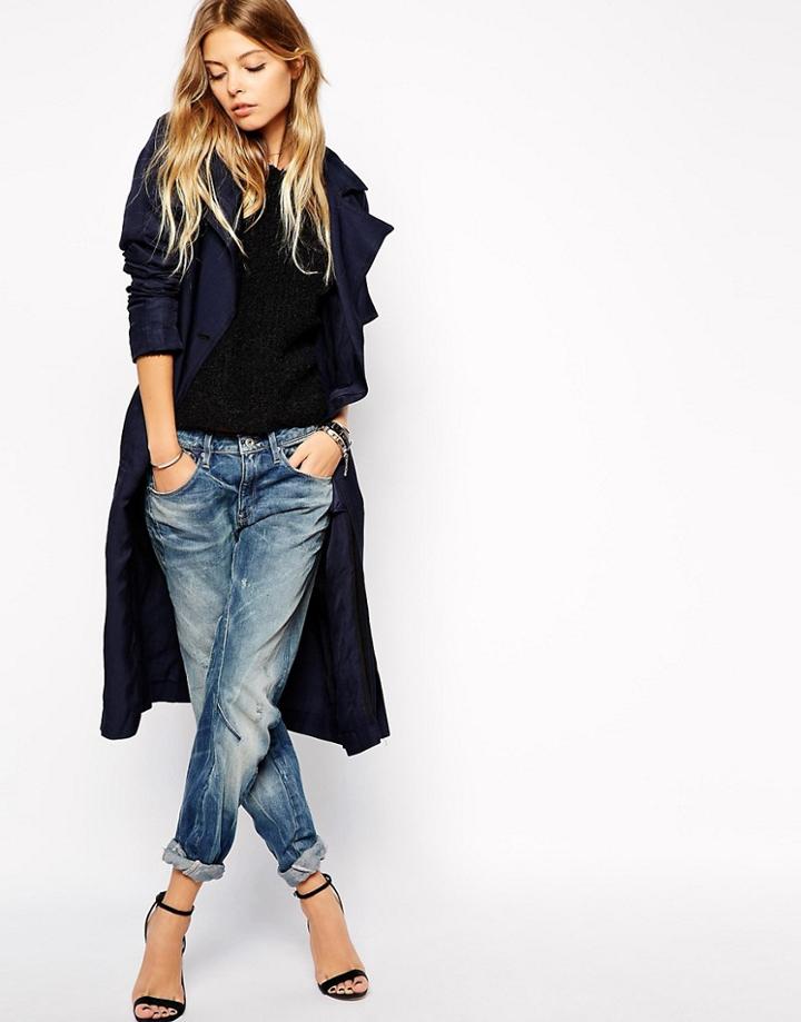 G Star Arc 3d Boyfriend Jeans - Blue