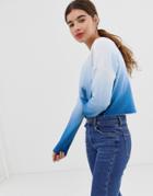 New Look Top In Blue Ombre - Blue