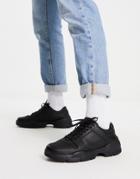 River Island Molded Sole Hybrid Shoes In Black