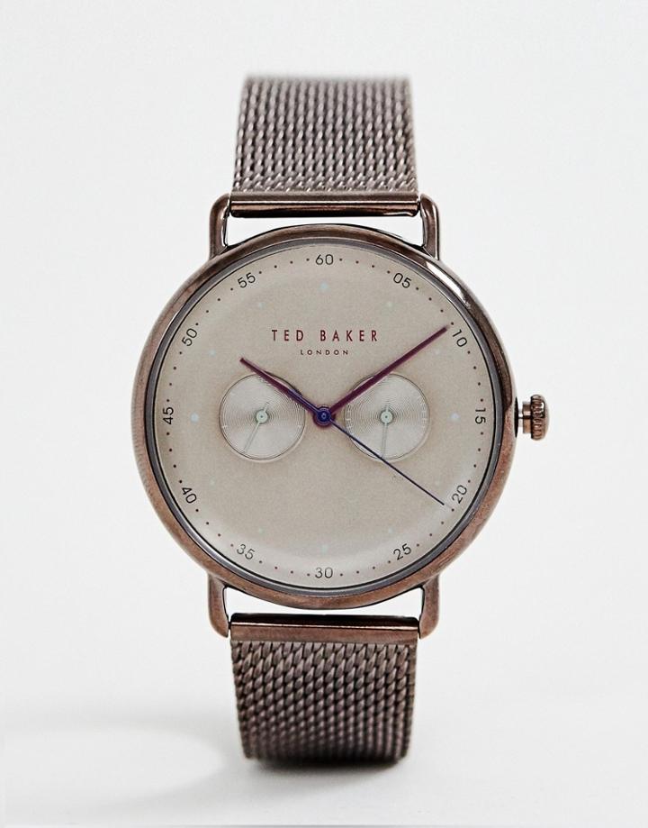 Ted Baker George Mesh Watch - Copper