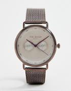 Ted Baker George Mesh Watch - Copper