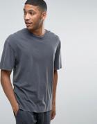 Jack & Jones T-shirt In Oversized Drop Shoulder Fit - Gray