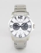 Police Visionary Watch In Stainless Steel - Silver