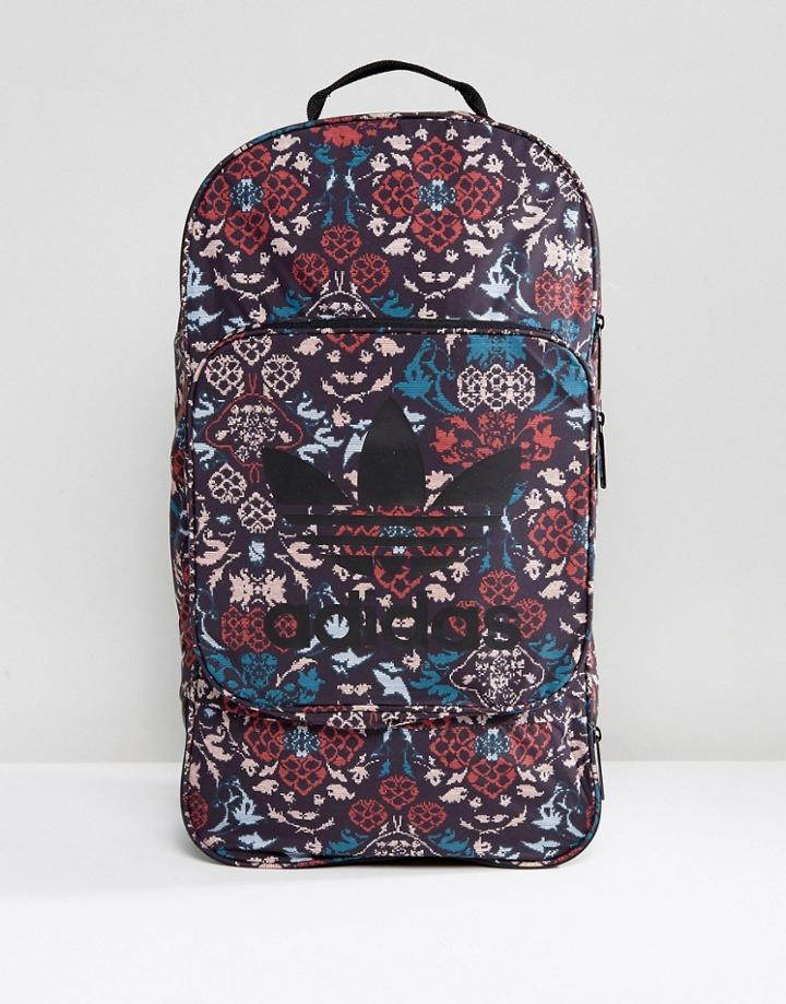 Adidas Originals Ornamental Backpack In Black - Black