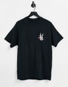 New Look Oversized T-shirt With Bugs Bunny Print In Black