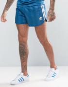 Adidas Originals Retro Shorts In Blue Cf5303 - Blue