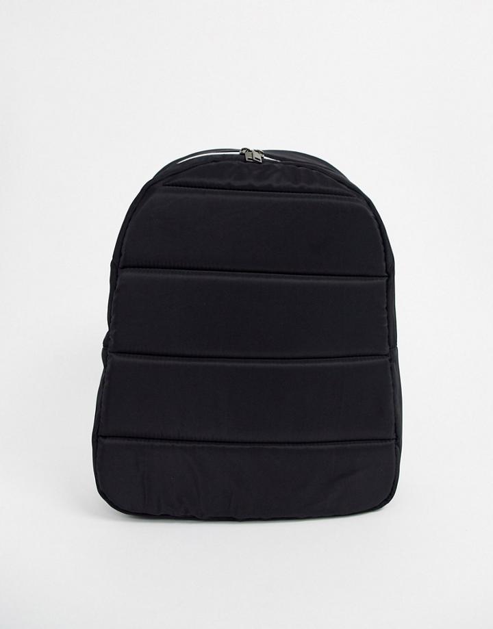 Jack & Jones Padded Backpack In Black