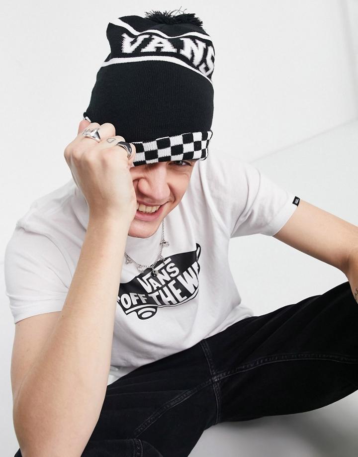 Vans Spirit Pom Beanie In Black