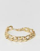 Asos Gold Plated Heavyweight Chain Bracelet - Gold