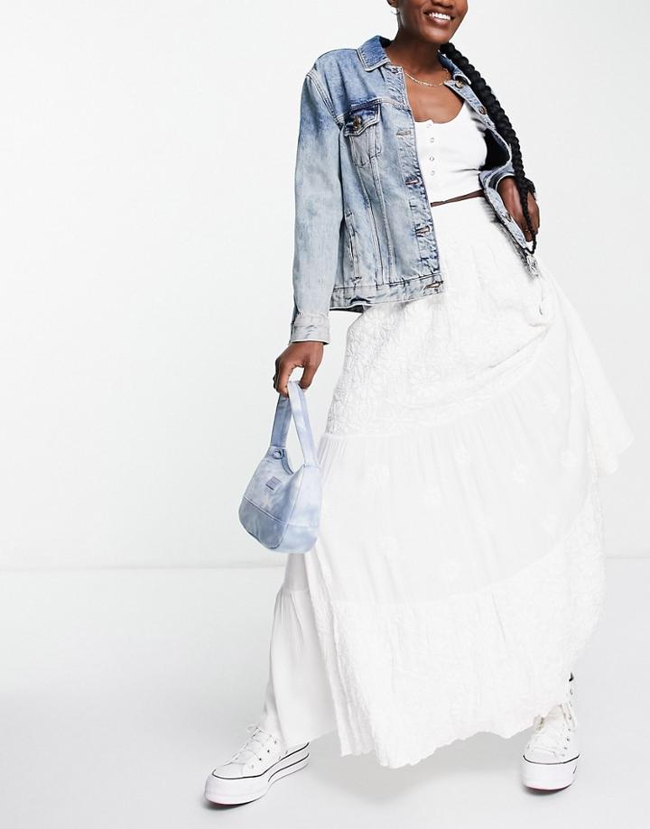 Raga Maxi Skirt In White