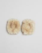 Asos Natural Faux Fur Cuffs - Brown