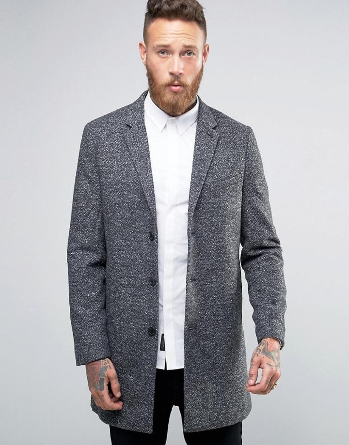 Religion Overcoat - Black