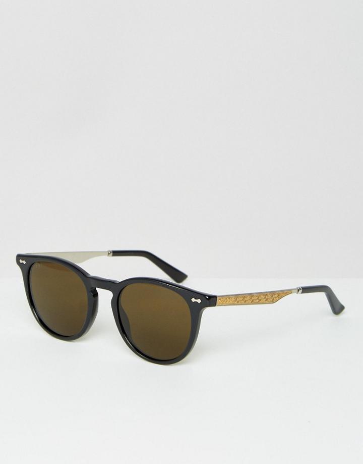 Gucci Round Sunglasses Gg 1127/s - Black