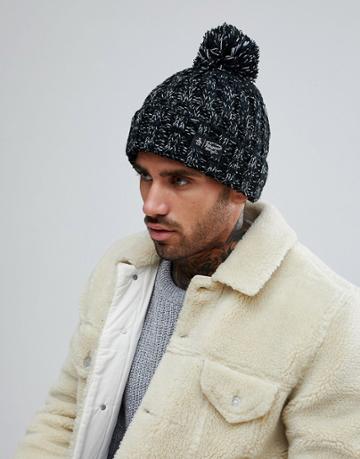 Original Penguin Straits Bobble Hat - Black