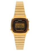 Casio Black & Gold Mini Digital Watch La670wega-1ef