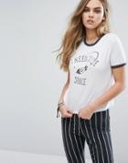 Pull & Bear I Need Some Space T-shirt - White