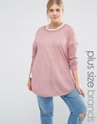 Junarose Fine Gauge Knitted Sweater - Pink