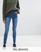 New Look Tall Supersoft Skinny Jeans - Blue
