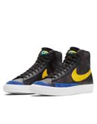 Nike Blazer Mid '77 Plb Sneakers In Black/speed Yellow