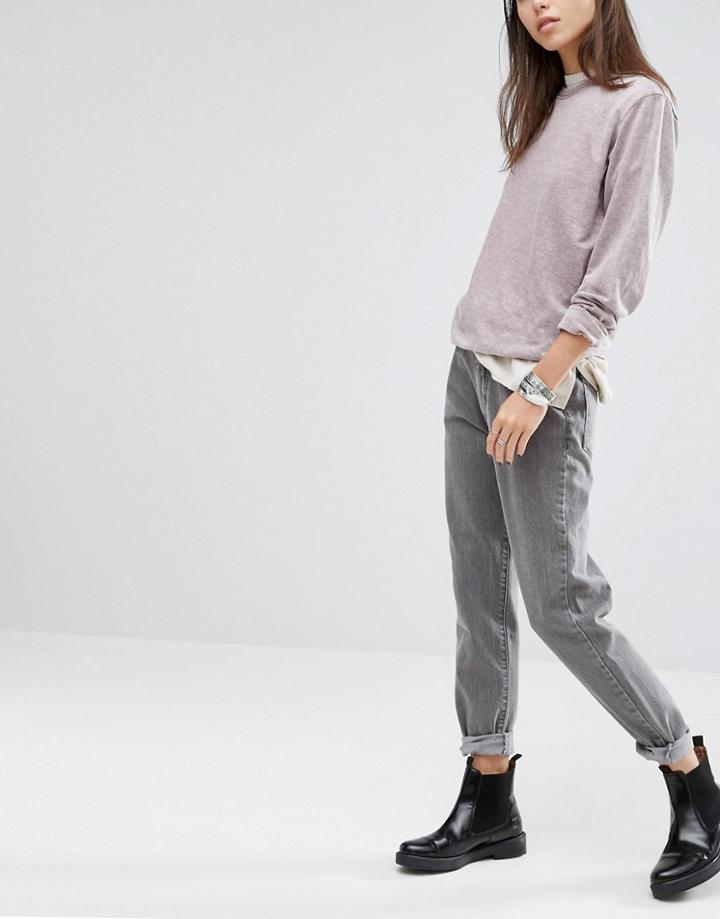 Chorus Slim Mom Jean - Black
