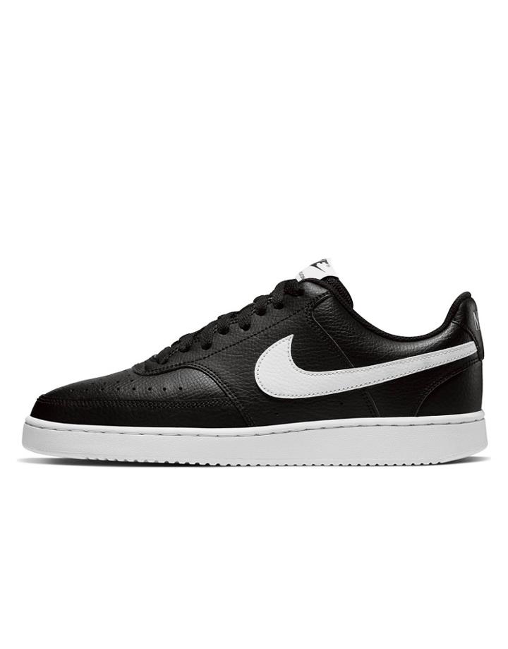 Nike Court Vision Low Sneakers In Black