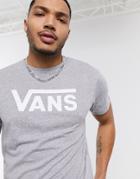 Vans Classic Heather T-shirt In Athletic Heather-grey