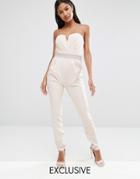 Tfnc Structured Bandeau Jumpsuit - Pink