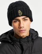 Luke Cable Beanie Hat-black