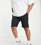 Le Breve Plus Chino Shorts In Black