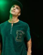 Asos Design Relaxed T-shirt In Green Ribbed Velour With Embroidery