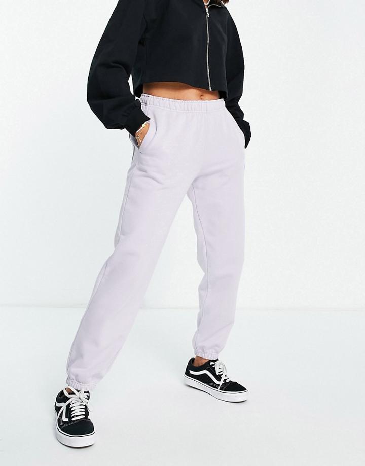 Quiksilver The Fleece Sweatpants In Lilac-black