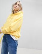 Ripndip Oversized Hoodie With Embroidered Logo Front - Yellow
