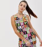 Jade Clark X Tara Khorzad Mini Dress With Text Print - Multi