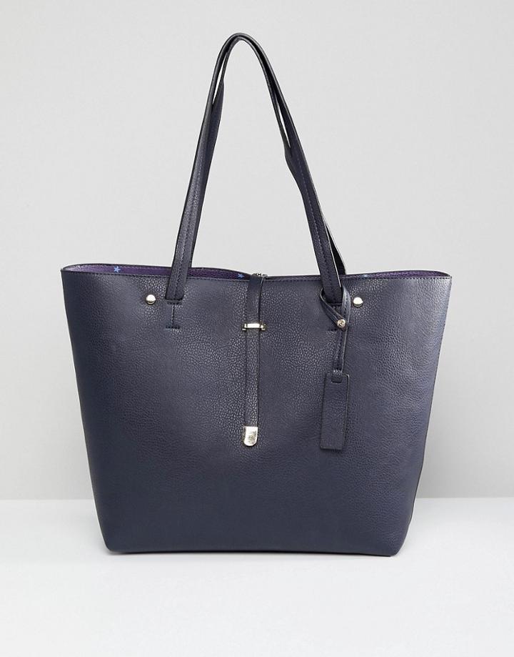 Oasis Tab Detail Oversized Shopper Bag - Multi