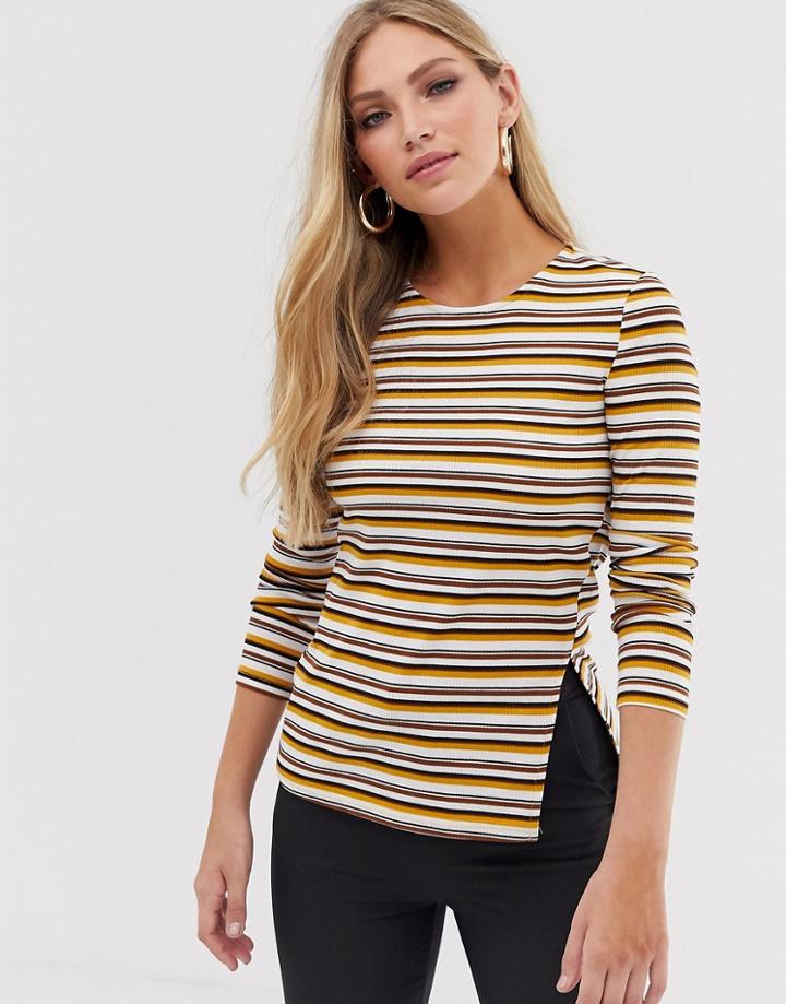 Y.a.s Stripe Long Sleeve Top - Multi