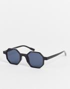 Aj Morgan Kooky Round Lens Sunglasses-black