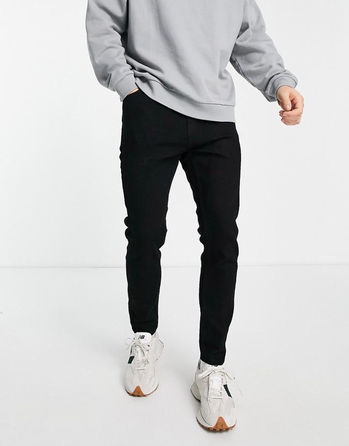 Pull & Bear Carrot Jeans In Black