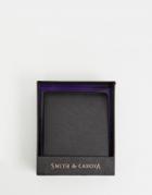 Smith & Canova Wallet In Black Saffiano - Black