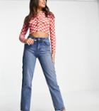 Collusion X000 Unisex 90s Jean In Mid Wash Blue-blues