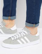 Adidas Originals Court Vantage Sneakers In Gray - Gray