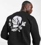 Bolongaro Trevor Tall Crew Sweatshirt With Back Print-black