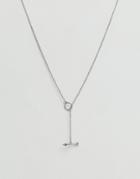 Monki Arrow Necklace - Silver