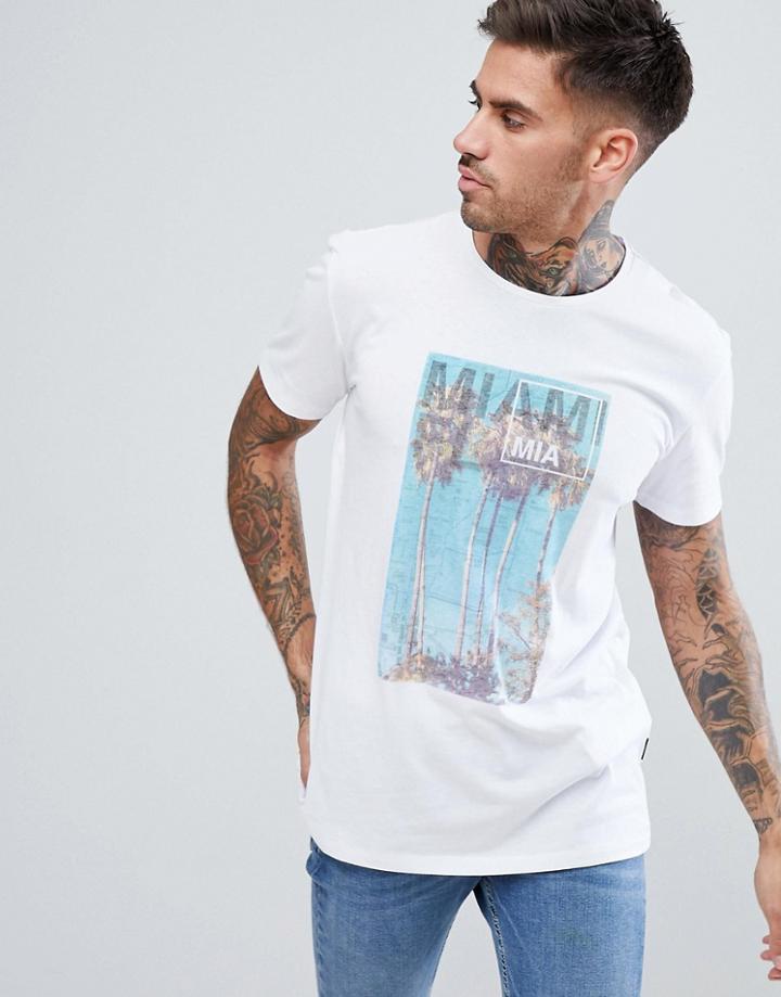 Dare 2b Miami Print T-shirt - White