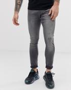 G-star Revend Skinny Fit Jeans In Gray - Gray