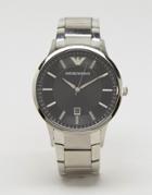 Emporio Armani Stainless Steel Bracelet Watch Ar2457 - Silver