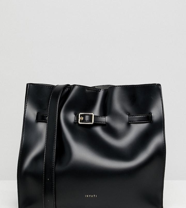 Inyati Eleni Unstructured Bucket Bag - Black